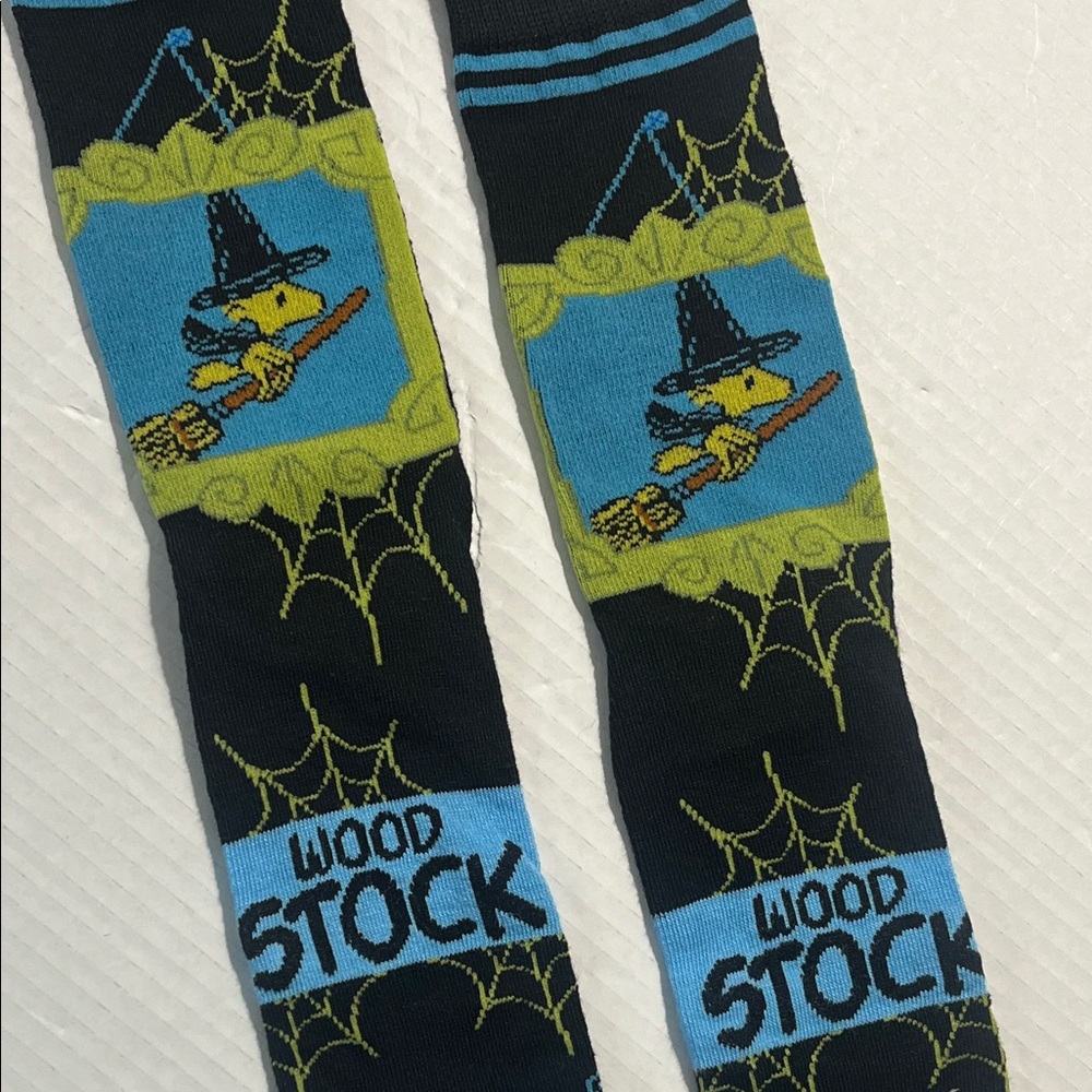 Peanuts Woodstock Black and Blue Socks